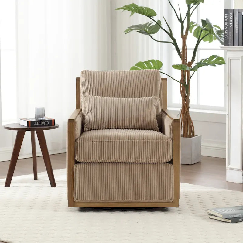 Fauteuil pivotant Camel Modern 26.8