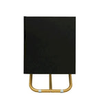 Meuble TV 63.07 avec cadre en verre et or pour téléviseurs de 70 pouces