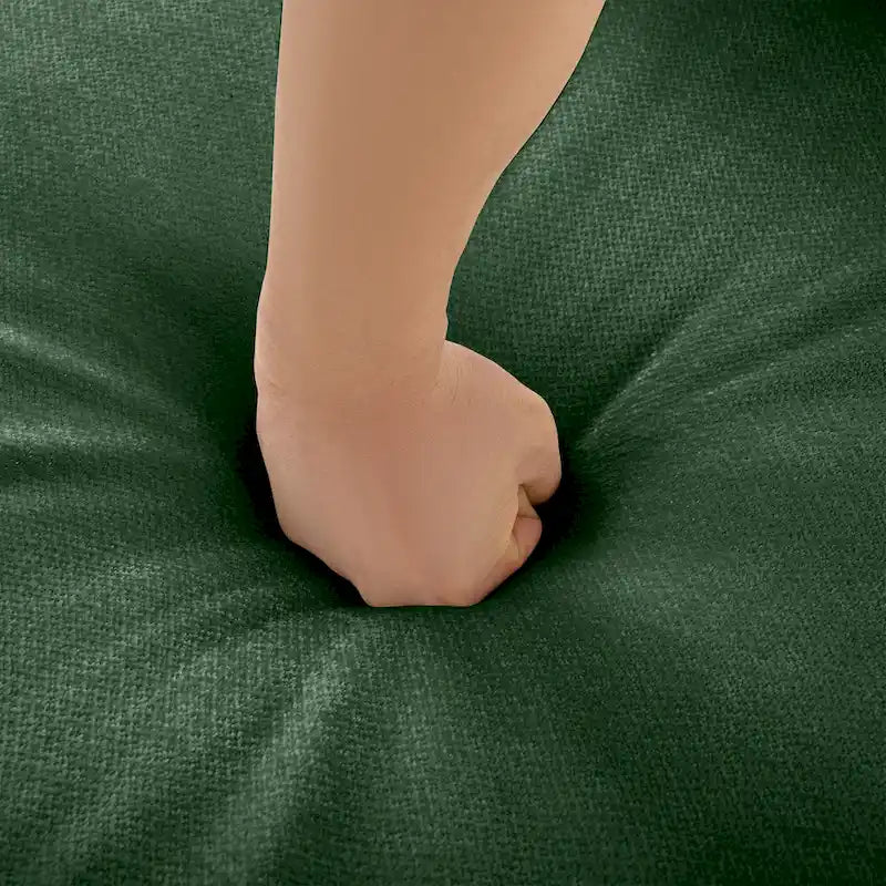 Canapé d'angle modulaire en forme de L, revêtu de chenille, avec assise de rangement, combinaison à monter soi-même.