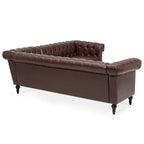 Christopher Knight Home - Canapé d'angle luxueux Clayton en cuir PU