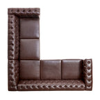 Christopher Knight Home - Canapé d'angle luxueux Clayton en cuir PU