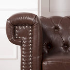 Christopher Knight Home - Canapé d'angle luxueux Clayton en cuir PU