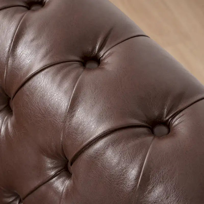 Christopher Knight Home - Canapé d'angle luxueux Clayton en cuir PU