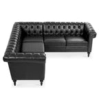 Christopher Knight Home - Canapé d'angle luxueux Clayton en cuir PU