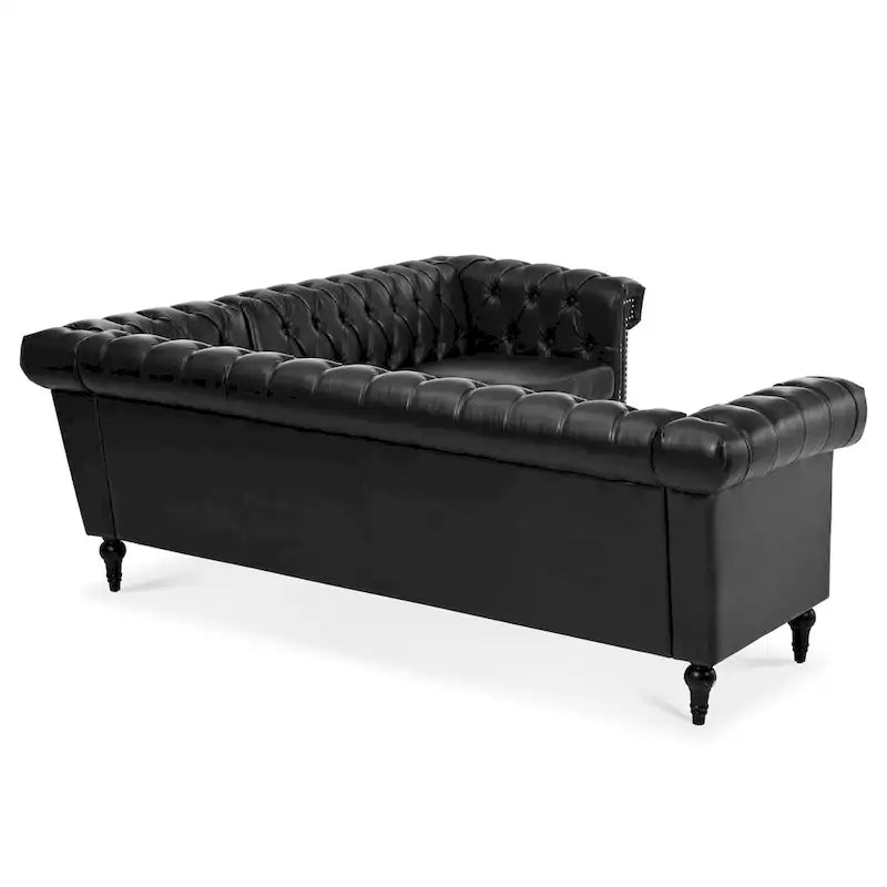 Christopher Knight Home - Canapé d'angle luxueux Clayton en cuir PU