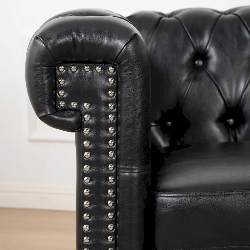 Christopher Knight Home - Canapé d'angle luxueux Clayton en cuir PU