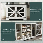 Banc d'entrée de style campagnard de 42 pouces de large avec porte-manteau et armoire de vestiaire