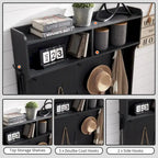 Banc d'entrée de style campagnard de 42 pouces de large avec porte-manteau et armoire de vestiaire