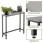 Console étroite de 29,5 cm, table d'entrée mince pour couloir, chambre, salon ou hall d'entrée