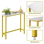 Console étroite de 29,5 cm, table d'entrée mince pour couloir, chambre, salon ou hall d'entrée