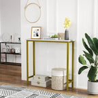 Console étroite de 29,5 cm, table d'entrée mince pour couloir, chambre, salon ou hall d'entrée