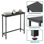 Console étroite de 29,5 cm, table d'entrée mince pour couloir, chambre, salon ou hall d'entrée