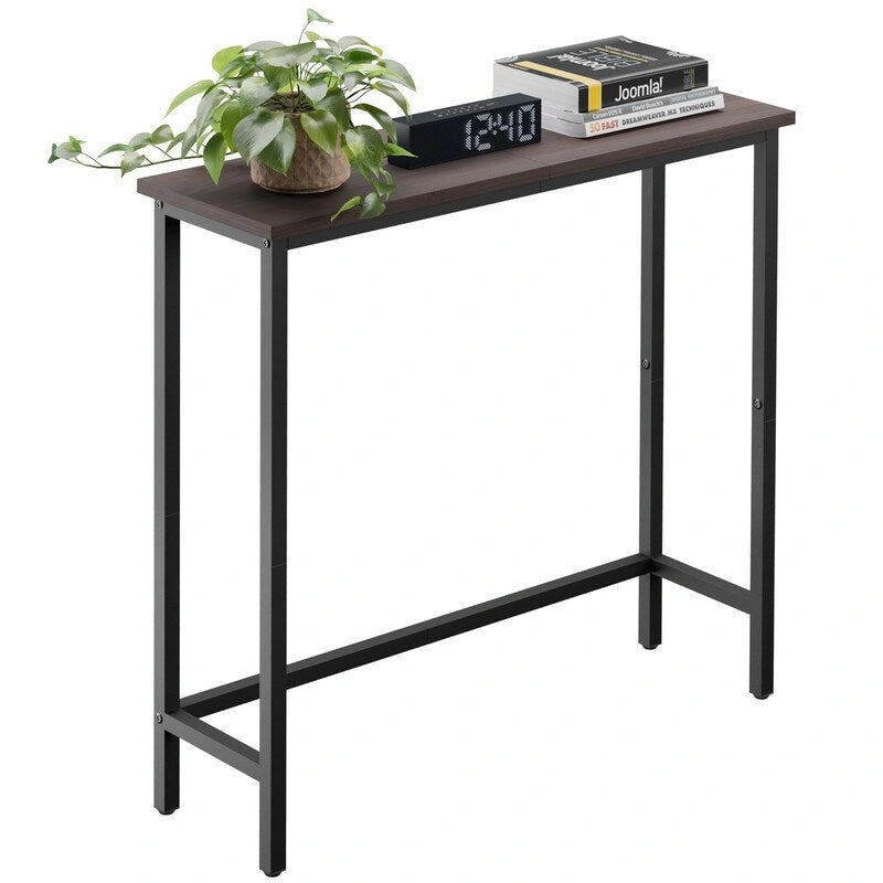 Console étroite de 29,5 cm, table d'entrée mince pour couloir, chambre, salon ou hall d'entrée