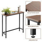 Console étroite de 29,5 cm, table d'entrée mince pour couloir, chambre, salon ou hall d'entrée