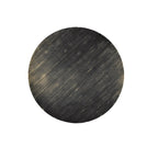 Table de salle à manger Rena, ronde, 137 cm (54 pouces), en acajou fumé noir.