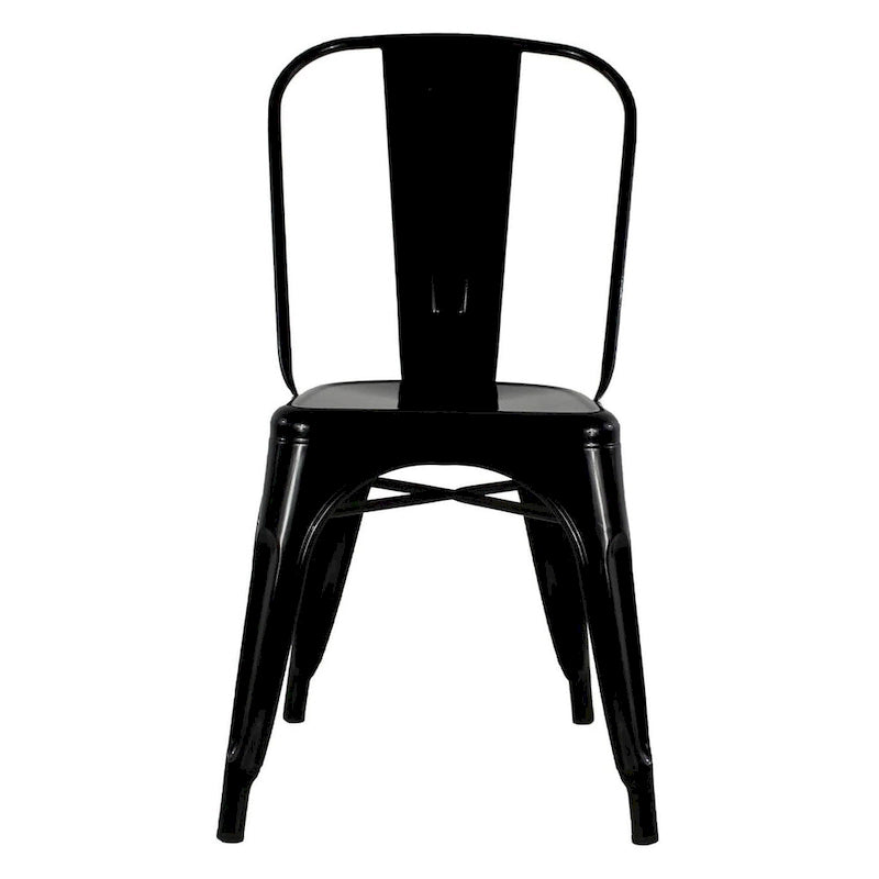 Chaises sans accoudoirs style industriel pour restaurants et cafés - Vente en gros (lot de 10)