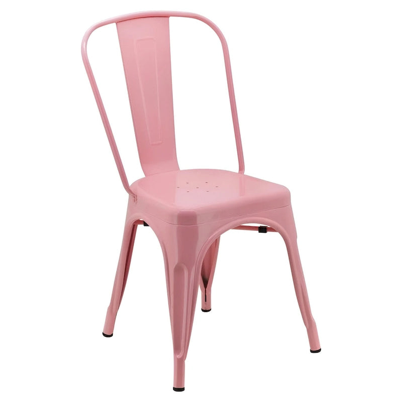 Chaises sans accoudoirs style industriel pour restaurants et cafés - Vente en gros (lot de 10)