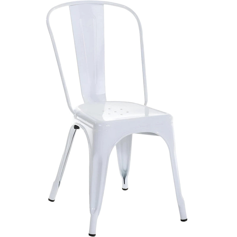 Chaises sans accoudoirs style industriel pour restaurants et cafés - Vente en gros (lot de 10)
