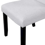 Ensemble table et chaises de cuisine en bois 5 pièces, table ronde pour 4 personnes avec plateau en faux marbre et 4 chaises rembourrées