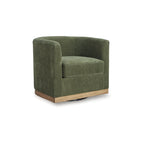 Fauteuil pivotant vert forêt Signature Design by Ashley Jersonlow - 86,4 cm (L) x 79,4 cm (P) x 73,4 cm (H)