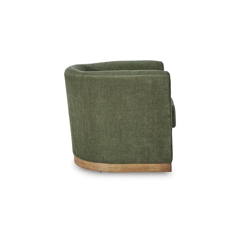 Fauteuil pivotant vert forêt Signature Design by Ashley Jersonlow - 86,4 cm (L) x 79,4 cm (P) x 73,4 cm (H)