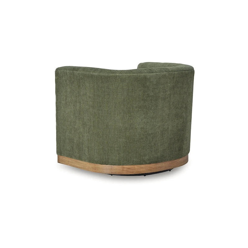 Fauteuil pivotant vert forêt Signature Design by Ashley Jersonlow - 86,4 cm (L) x 79,4 cm (P) x 73,4 cm (H)