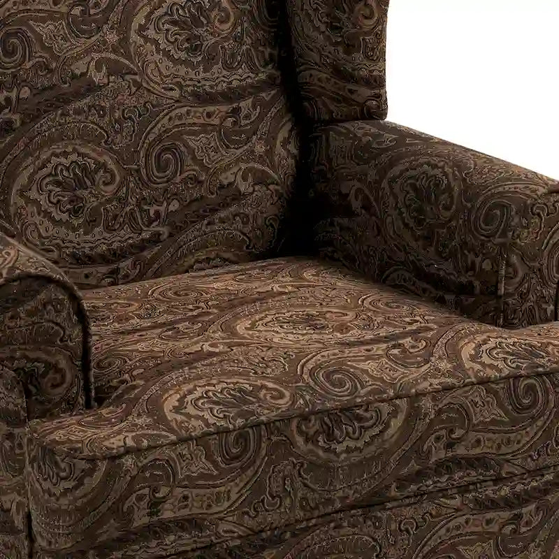 Ensemble de 2 fauteuils à oreilles élégants pour salon, fauteuils d'appoint rembourrés