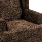 Ensemble de 2 fauteuils à oreilles élégants pour salon, fauteuils d'appoint rembourrés