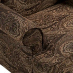 Ensemble de 2 fauteuils à oreilles élégants pour salon, fauteuils d'appoint rembourrés