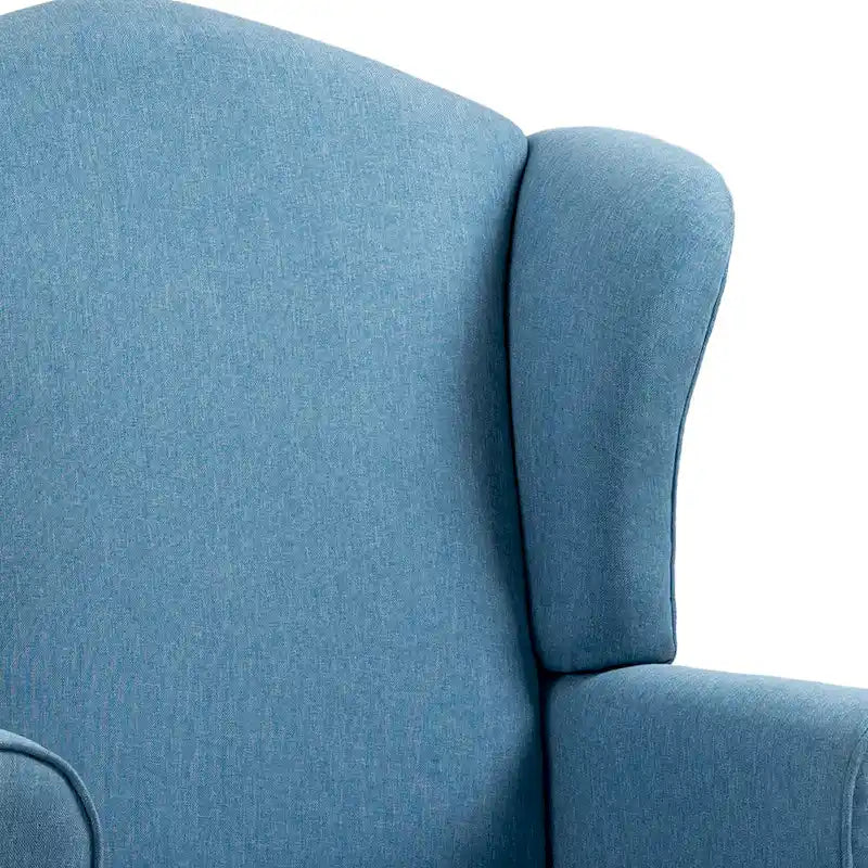 Ensemble de 2 fauteuils à oreilles élégants pour salon, fauteuils d'appoint rembourrés