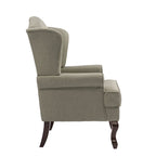 Ensemble de 2 fauteuils à oreilles élégants pour salon, fauteuils d'appoint rembourrés