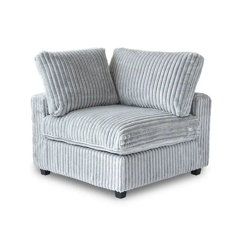 Canapé d'angle modulable 157,48, canapé-lit moderne à assise profonde pour salon