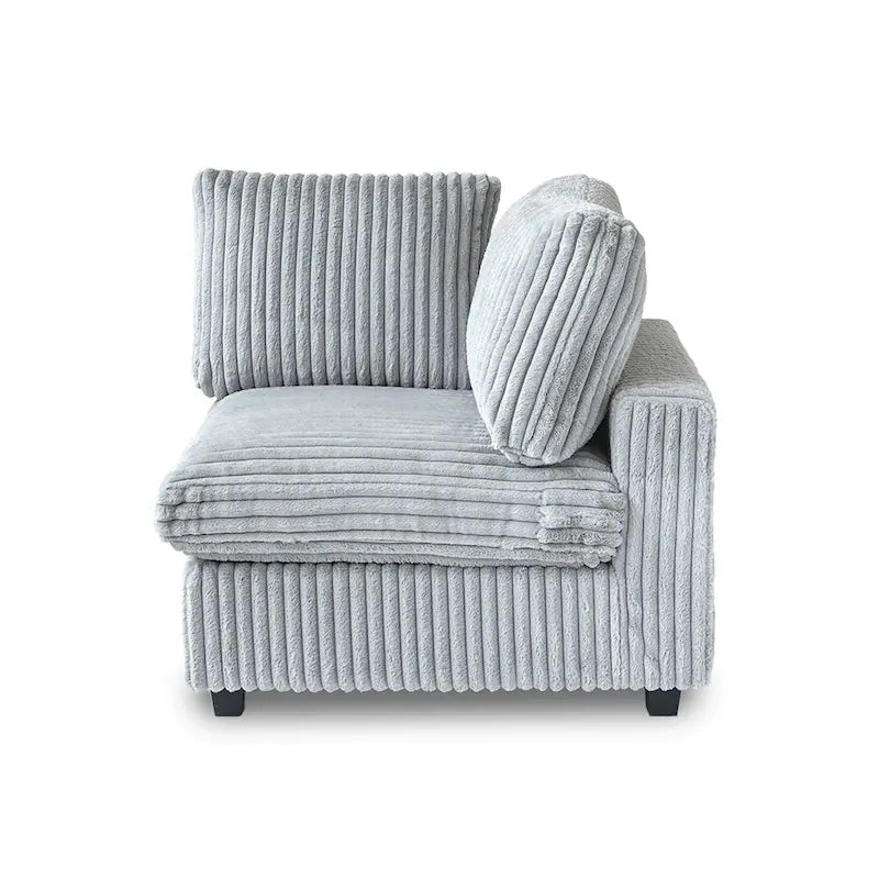 Canapé d'angle modulable 157,48, canapé-lit moderne à assise profonde pour salon