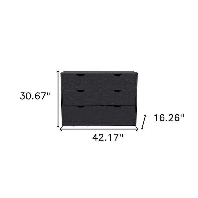 42 Inch Dresser with 4 Drawers for Bedroom Storage and Organization