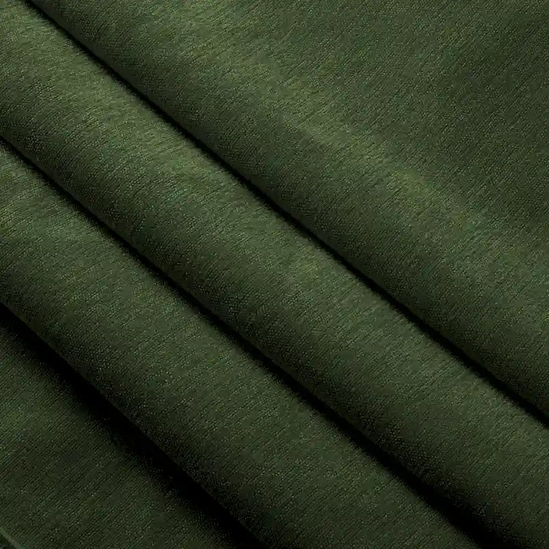 Canapé d'angle 2 places en chenille 83,4 avec poufs