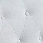 Fauteuil d'appoint en tissu chenille avec pieds en bois rétro, coussin en mousse haute densité et ressorts, capacité de charge de 136 kg