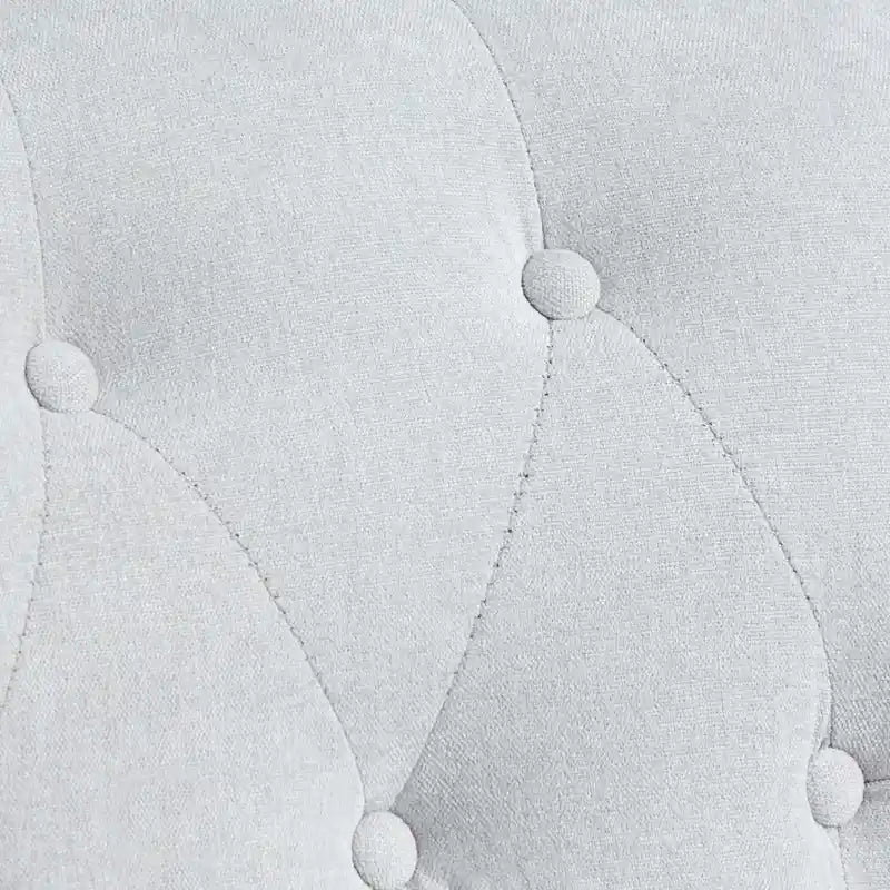 Fauteuil d'appoint en tissu chenille avec pieds en bois rétro, coussin en mousse haute densité et ressorts, capacité de charge de 136 kg