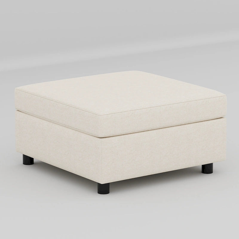 Canapé modulable convertible 8 places beige 129 avec rangement