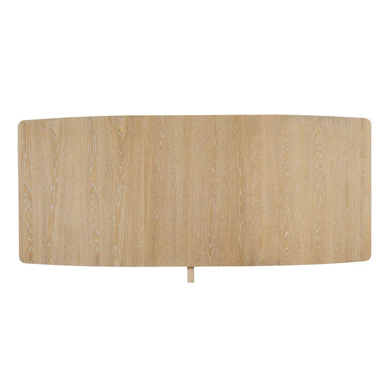 Ensemble de salle à manger en bois 7 pièces avec table extensible et 6 chaises