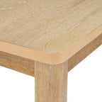 Ensemble de salle à manger en bois 7 pièces avec table extensible et 6 chaises