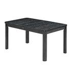 Ensemble de salle à manger en bois 7 pièces avec table extensible et 6 chaises