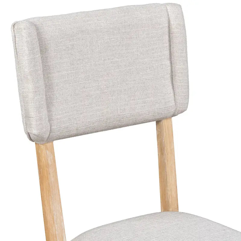 Ensemble de salle à manger en bois 5 pièces comprenant une table rectangulaire de 59 pouces et 4 chaises