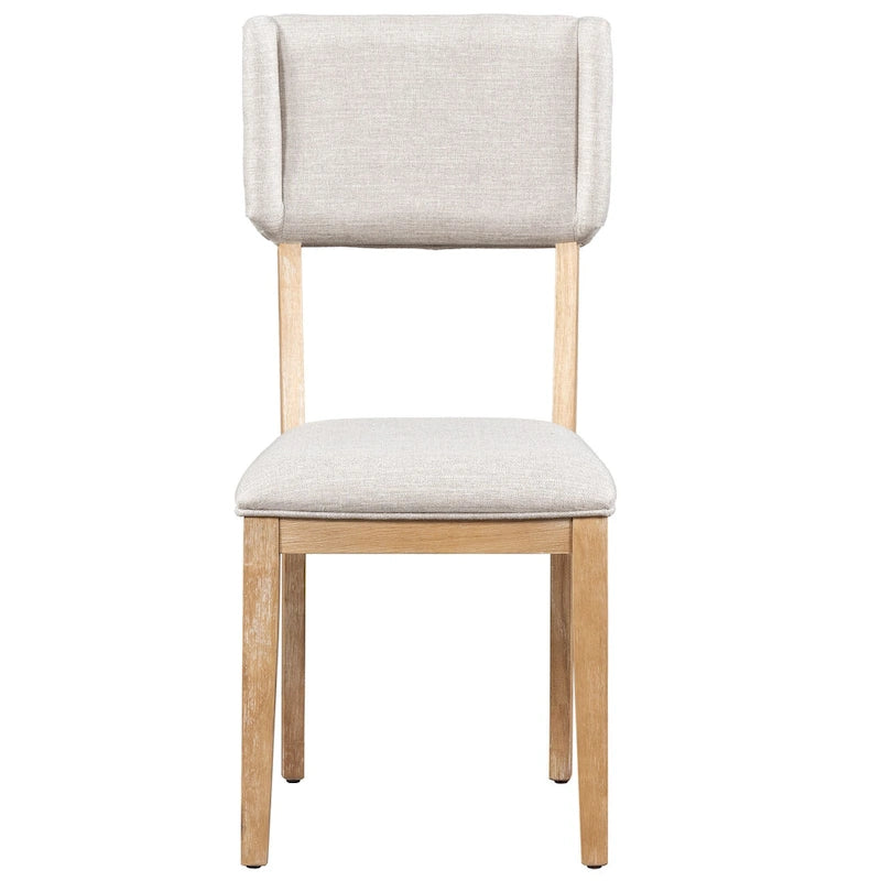 Ensemble de salle à manger en bois 5 pièces comprenant une table rectangulaire de 59 pouces et 4 chaises