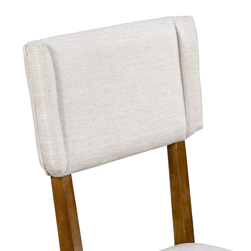 Ensemble de salle à manger en bois 5 pièces comprenant une table rectangulaire de 59 pouces et 4 chaises