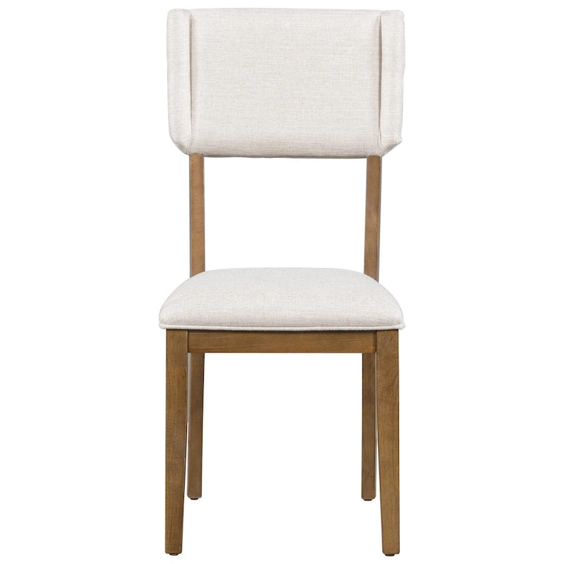 Ensemble de salle à manger en bois 5 pièces comprenant une table rectangulaire de 59 pouces et 4 chaises