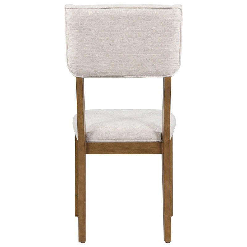 Ensemble de salle à manger en bois 5 pièces comprenant une table rectangulaire de 59 pouces et 4 chaises