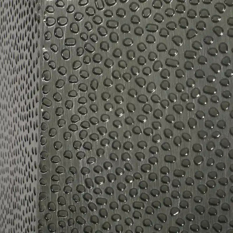 Table d'appoint géométrique en fer martelé Pamsha par Christopher Knight Home