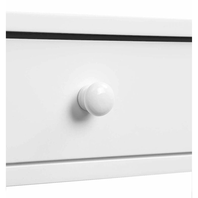 Table d'entrée Convenience Concepts style campagne française, 1 tiroir et étagère