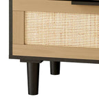 Commode en rotin à 6 tiroirs, tiroir en rotin,