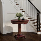 Table d'entrée Ellsworth 36 à piédestal nervuré